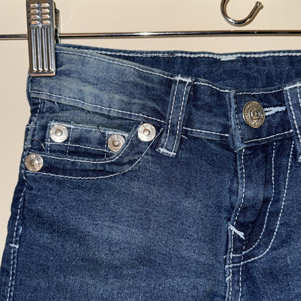 New True Religion The Kids Geno Denim Short - Picture 9 of 16